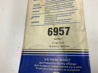 Carquest 6957 Lawn & Garden Power Equipment Accessory Drive Belt - 21/32'' X 57''