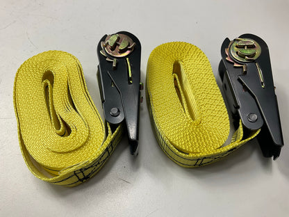 (2) Carquest 71035 - 16' Ratchet Tie Down Strap - 400 Lb Load Limit