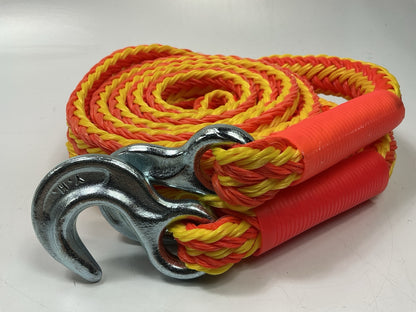 Carquest Heavy-duty, High-strength Towing 14 Feet Tow Rope With Hooks, 6000 Lbs