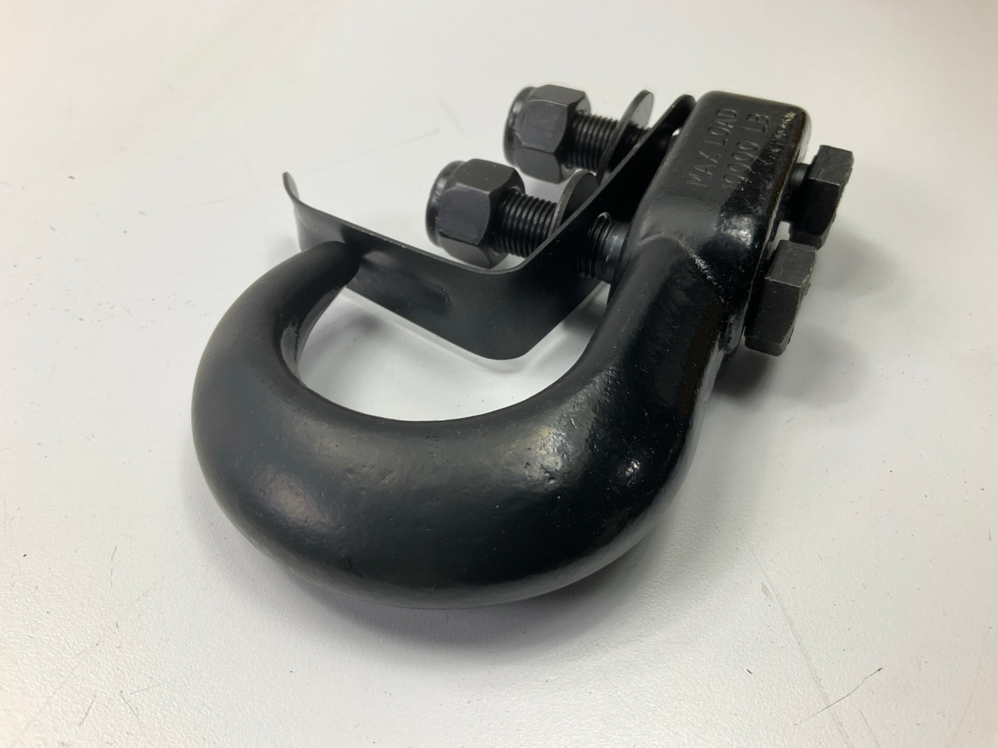 Carquest 71057 Bolt On Heavy Duty Tow Hook With Keeper - Black - 10,000 Lbs Max