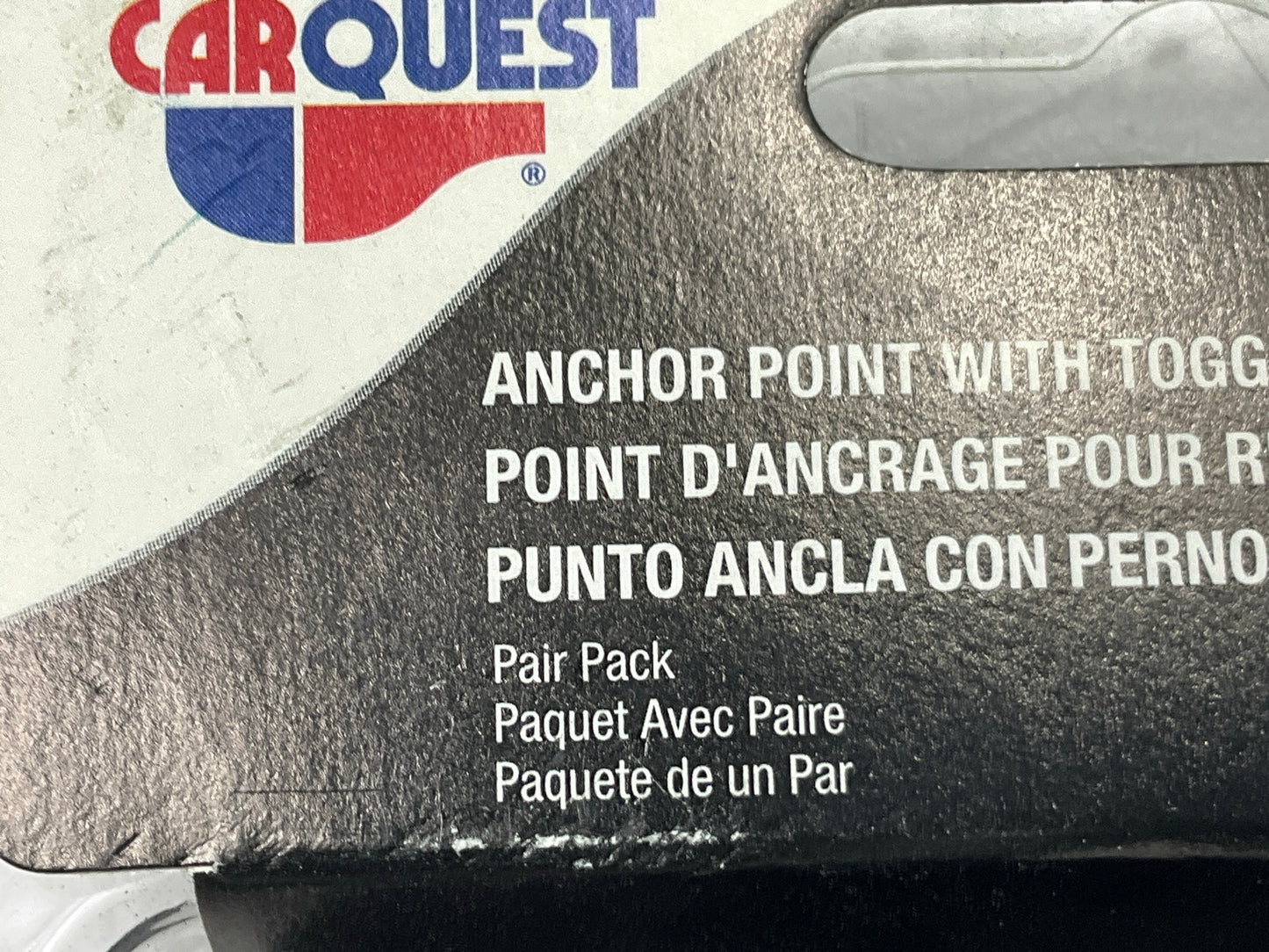 Carquest 71072 Truck Bed  Anchor Point With Toggle Bolt, Pair