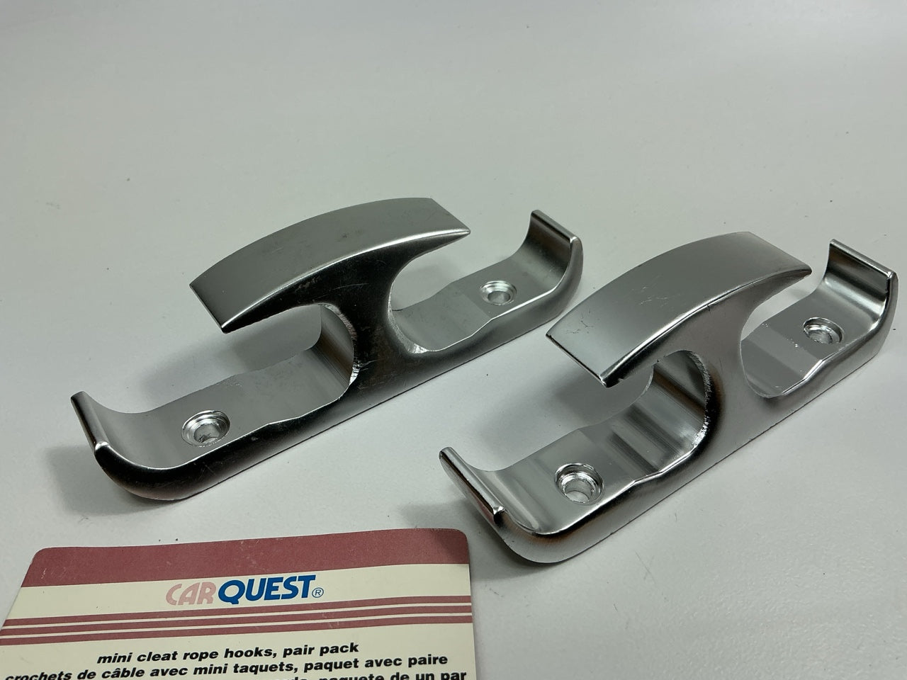 CARQUEST 71073 Mini Cleat Rope Hooks, Pair
