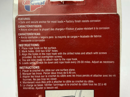 CARQUEST 71073 Mini Cleat Rope Hooks, Pair
