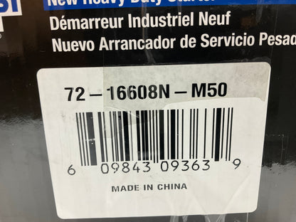 Carquest 72-16608N-M50 M50 Starter Motor For New Holland, Ford Tractor Diesel