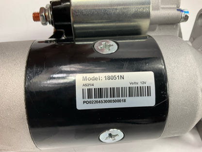 Carquest 72-18051N S13 Type OSGR Starter Motor, 12 Volt, CW Rotation