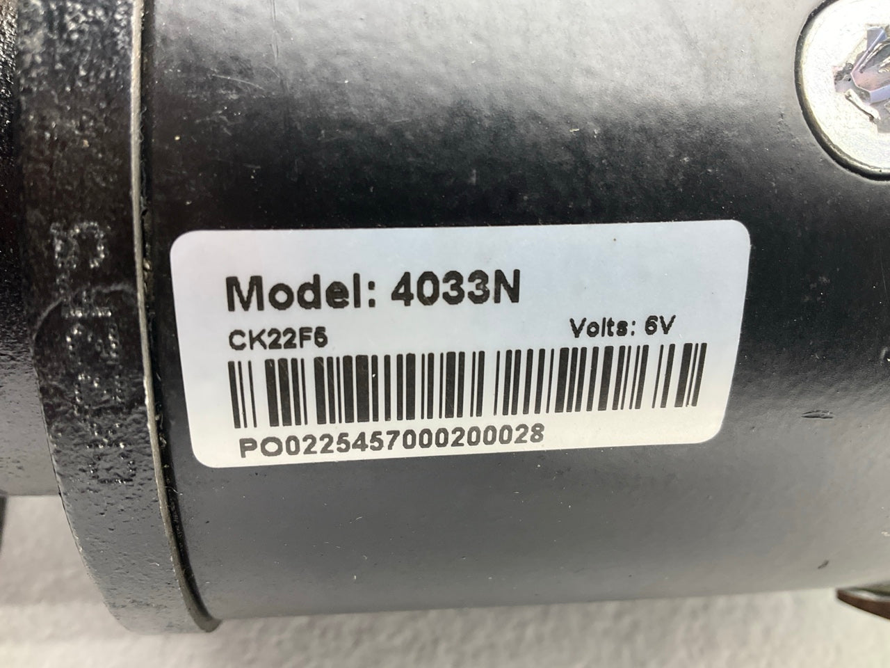 6V Starter International Farmall 100 130 140 200 230 240 A B C Tractor 1107067