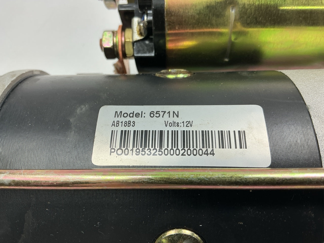 Carquest 72-6571N 28MT Starter Motor, 12 Volt For Clark, Kubota, Gehl Skid Steer