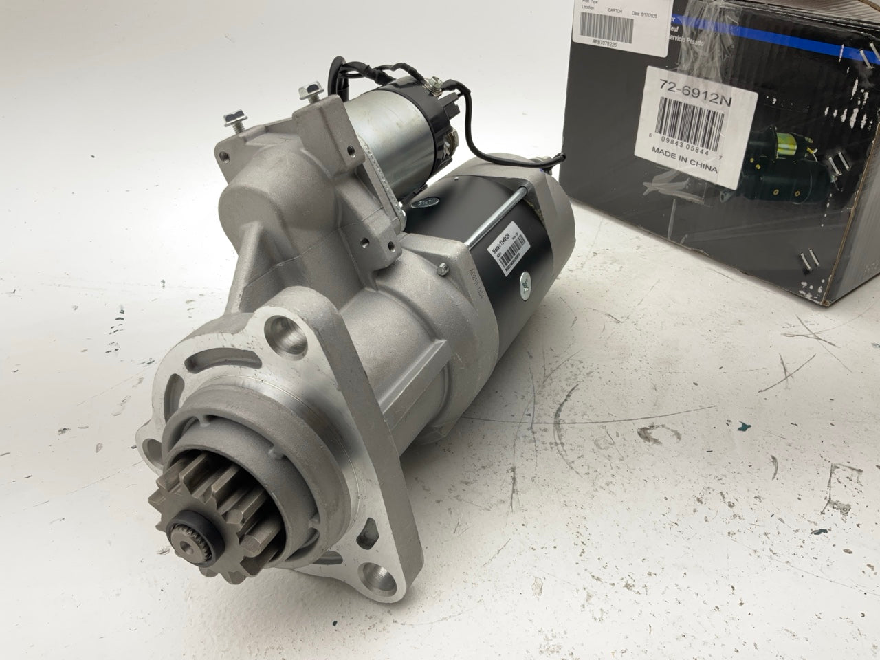 Carquest 72-6912N 39MT 12-Volt Starter Motor For Peterbilt, Kenworth # 8200290