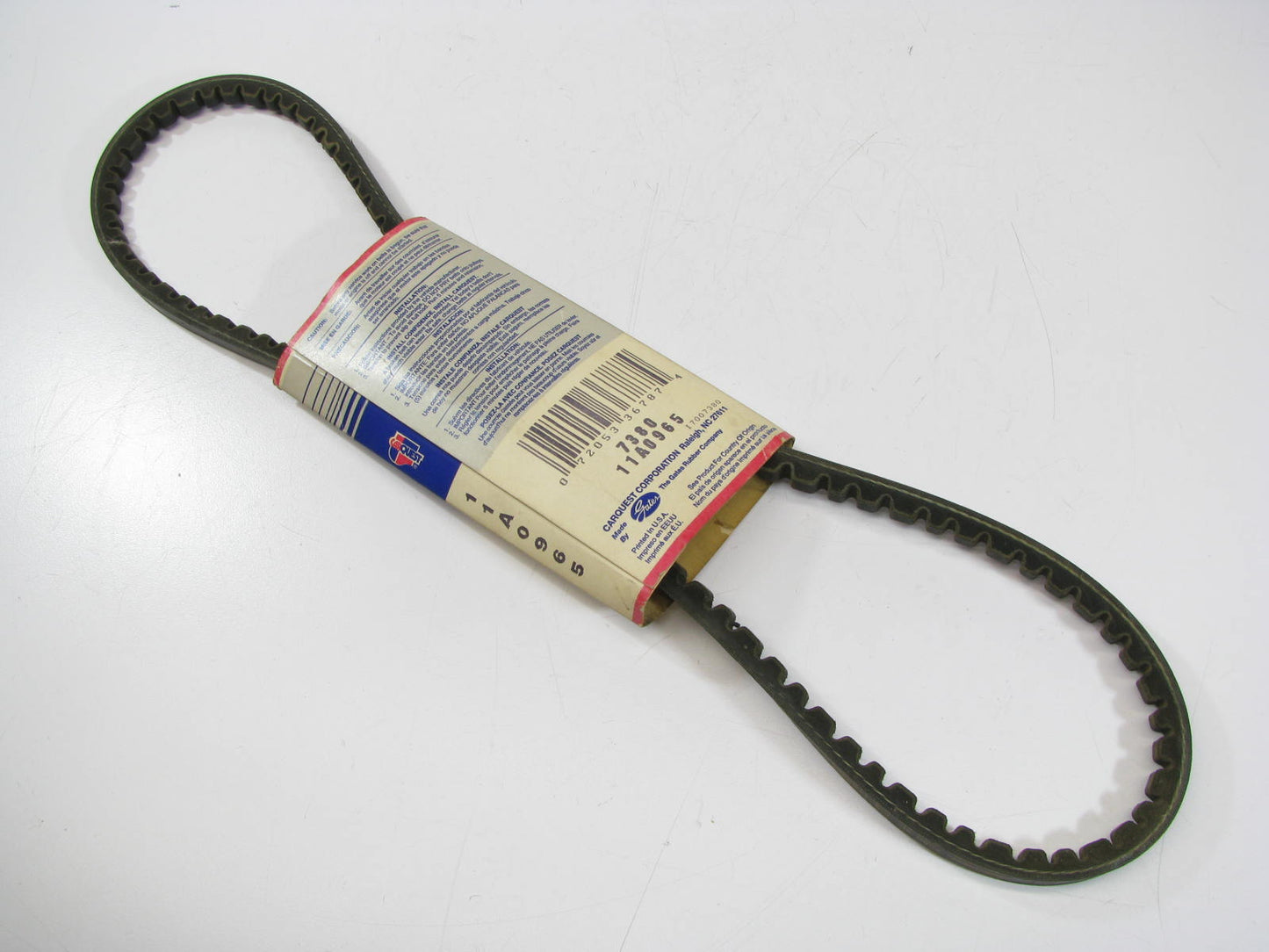 Carquest 7380 Accessory Drive Belt - 0.44'' X 38.00'' - 36 Degree