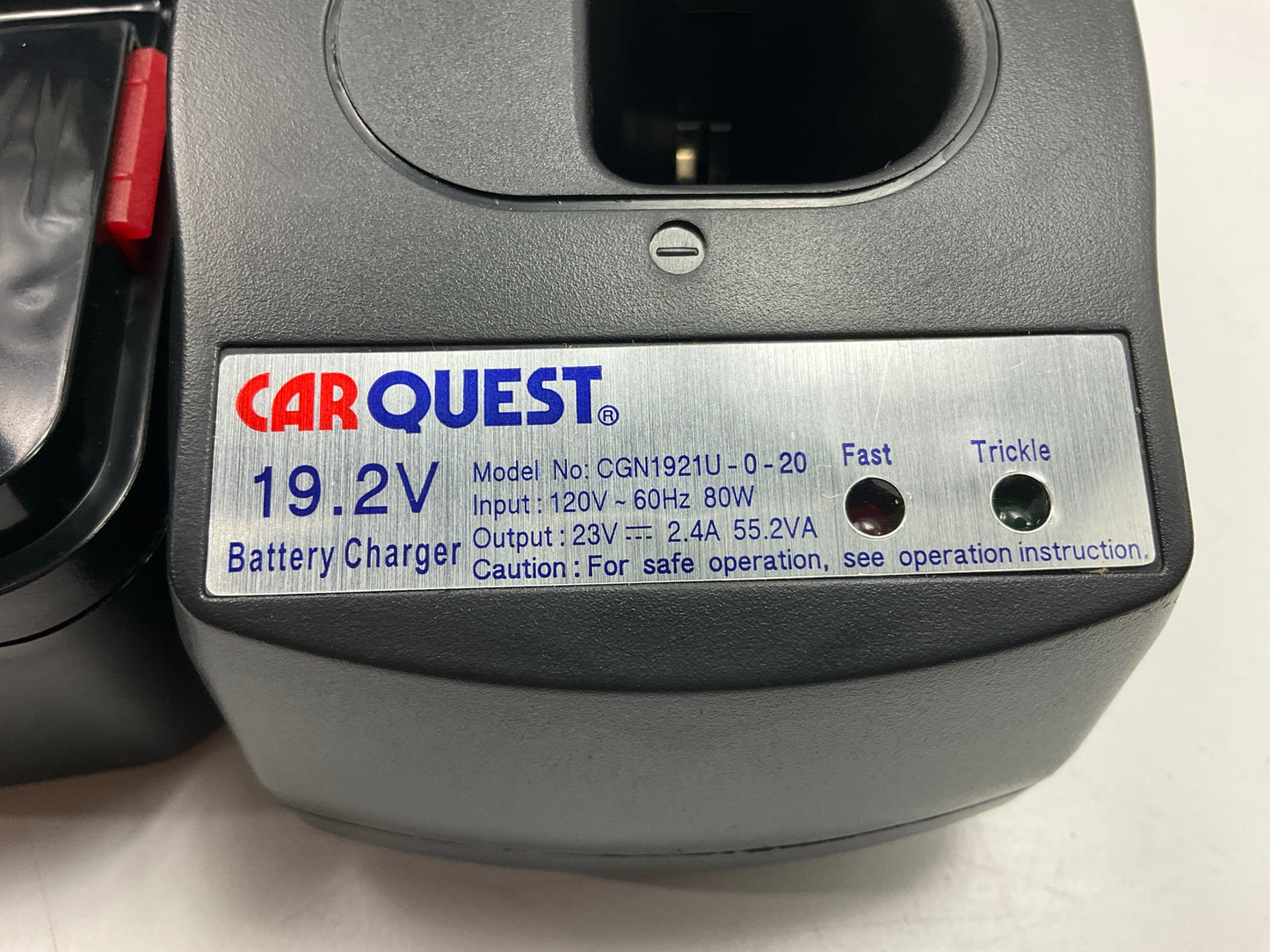 Carquest 19.2V Cordless 4-1/2'' Angle Grinder With Wheel, 2.0Ah Battery & Charger