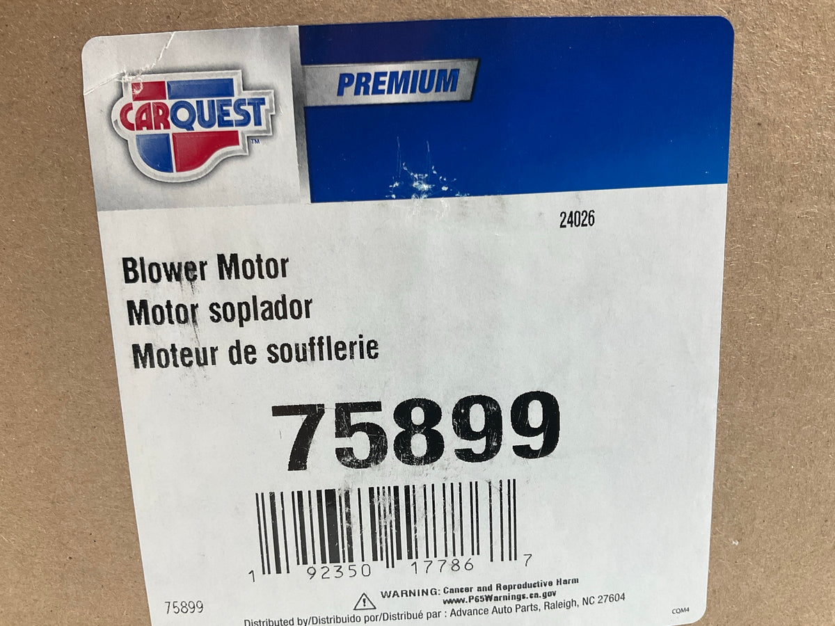 Carquest 75899 Blower Motor