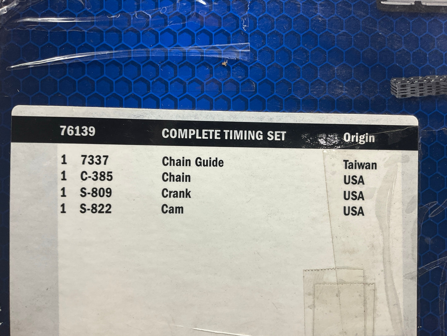 Carquest 76139 Engine Timing Set Kit For 1999-2004 Jeep Wrangler 4.0L I6