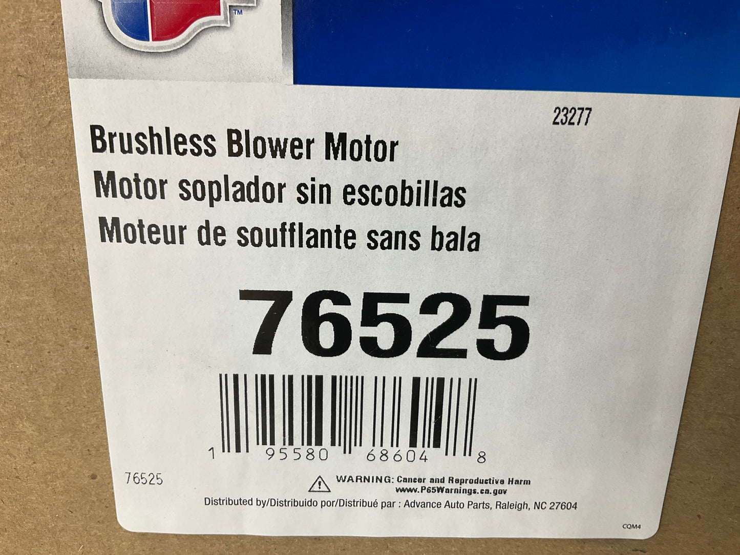 Carquest 76525 - HVAC Blower Motor