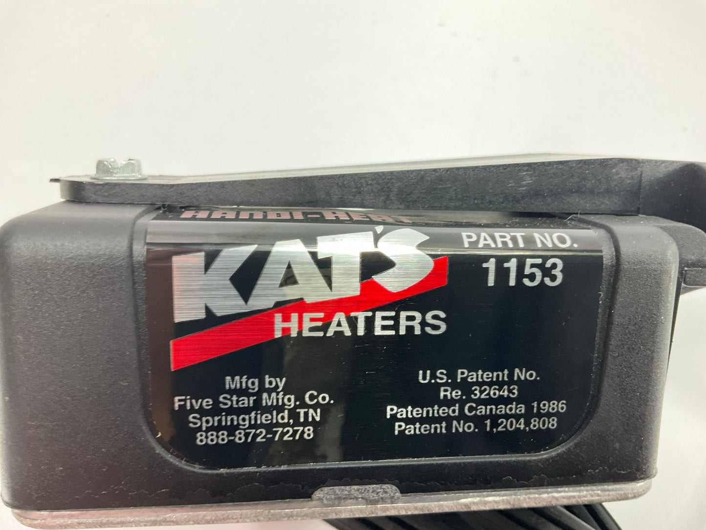 Kats 1153 200 Watt Engine Heater Magnetic Oil Pan Heat Block Cold Winter Start