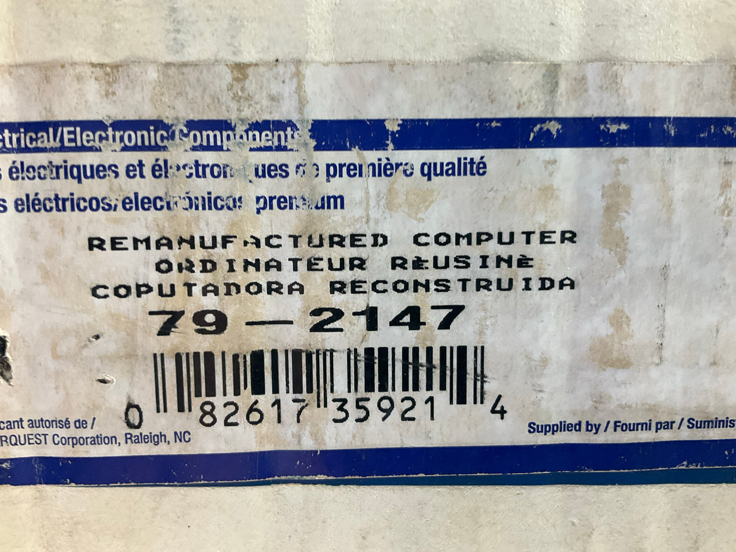REMAN Carquest 79-2147 Engine Computer Control Module (ECM) For 92 Chrysler 3.8L