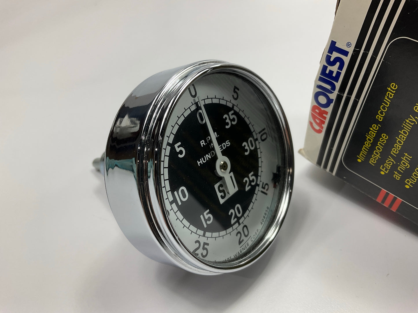 Carquest 80820 Tachometer Gauge - Hand Held 0-4,000 RPM 3'' Diameter