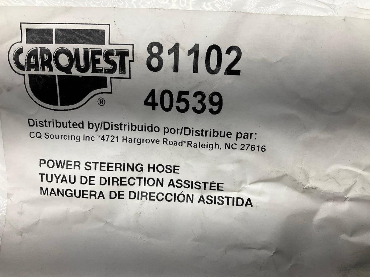 Carquest 81102 Power Steering Return Line Hose