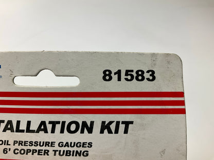 CarQuest 6' Copper Sender Tube Tubing Kit For Mechanical Oil Pressure Gauge