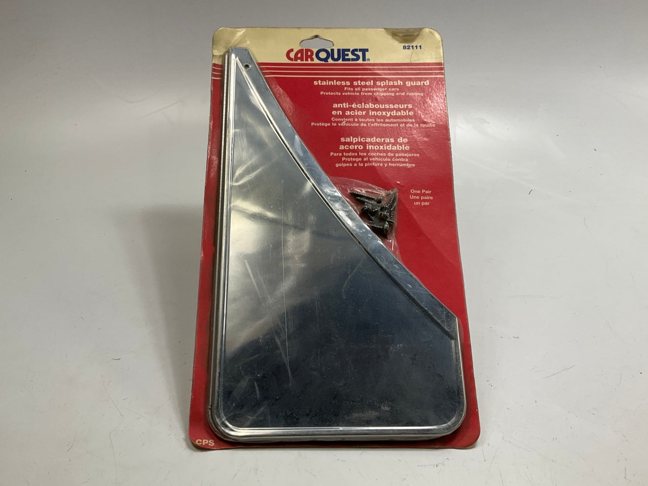 Carquest 82111 Stainless Steel Splash Guards / Mud Flaps 7-1/8'' W X 13-3/8'' H