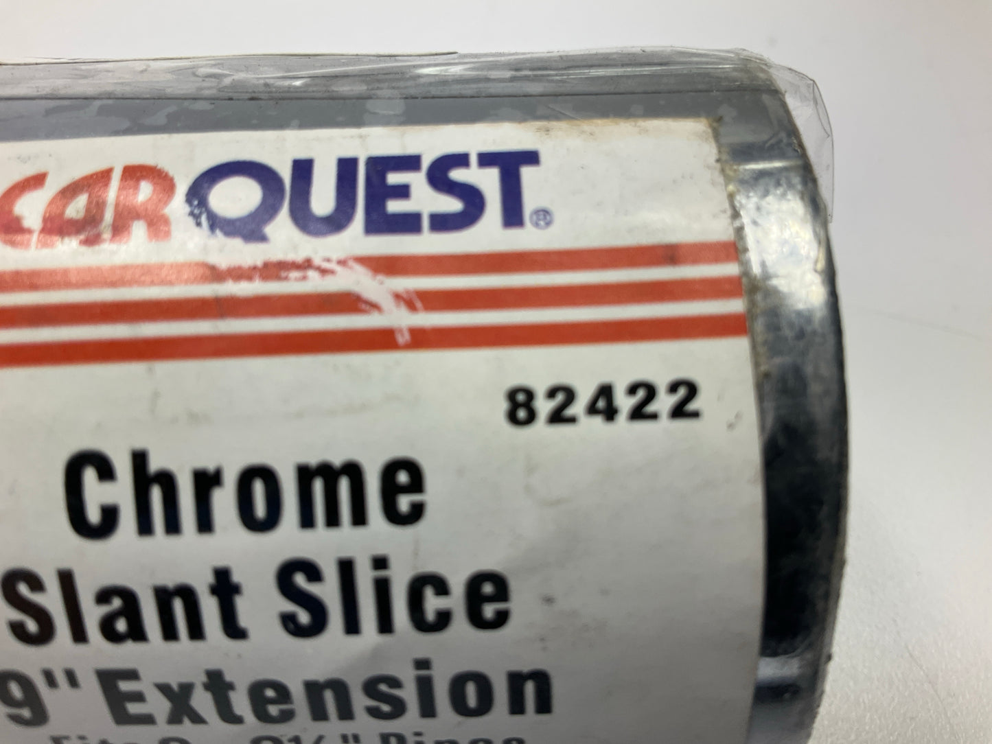 Carquest 82422 9'' Slant Cut Pipe Extension Exhaust Tip For 2''-2-1/2'' Pipes