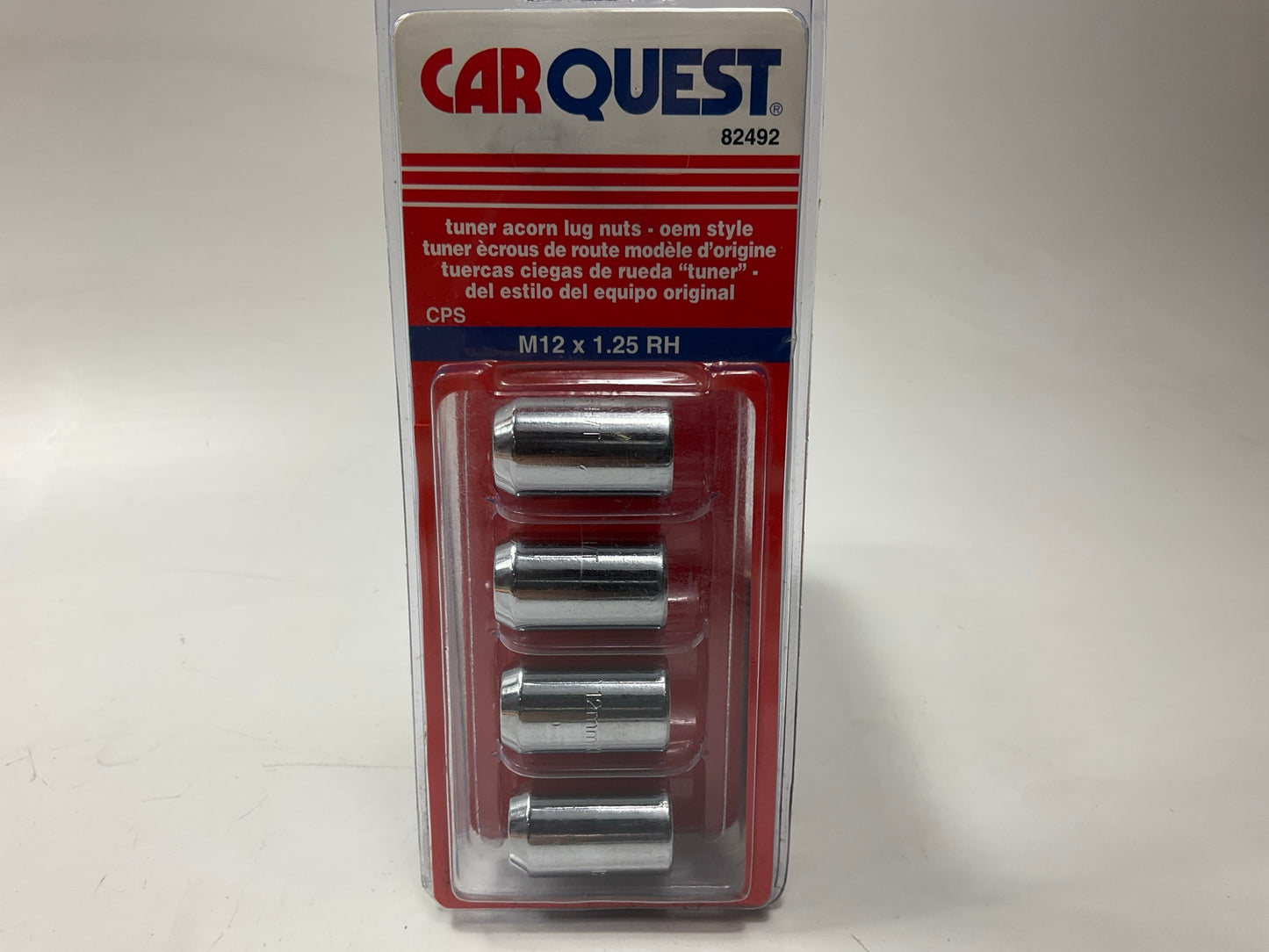 Carquest 82492 Acorn Wheel Lug Nuts M12 X 1.25 RH, 4 / PACK