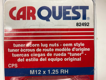 Carquest 82492 Acorn Wheel Lug Nuts M12 X 1.25 RH, 4 / PACK