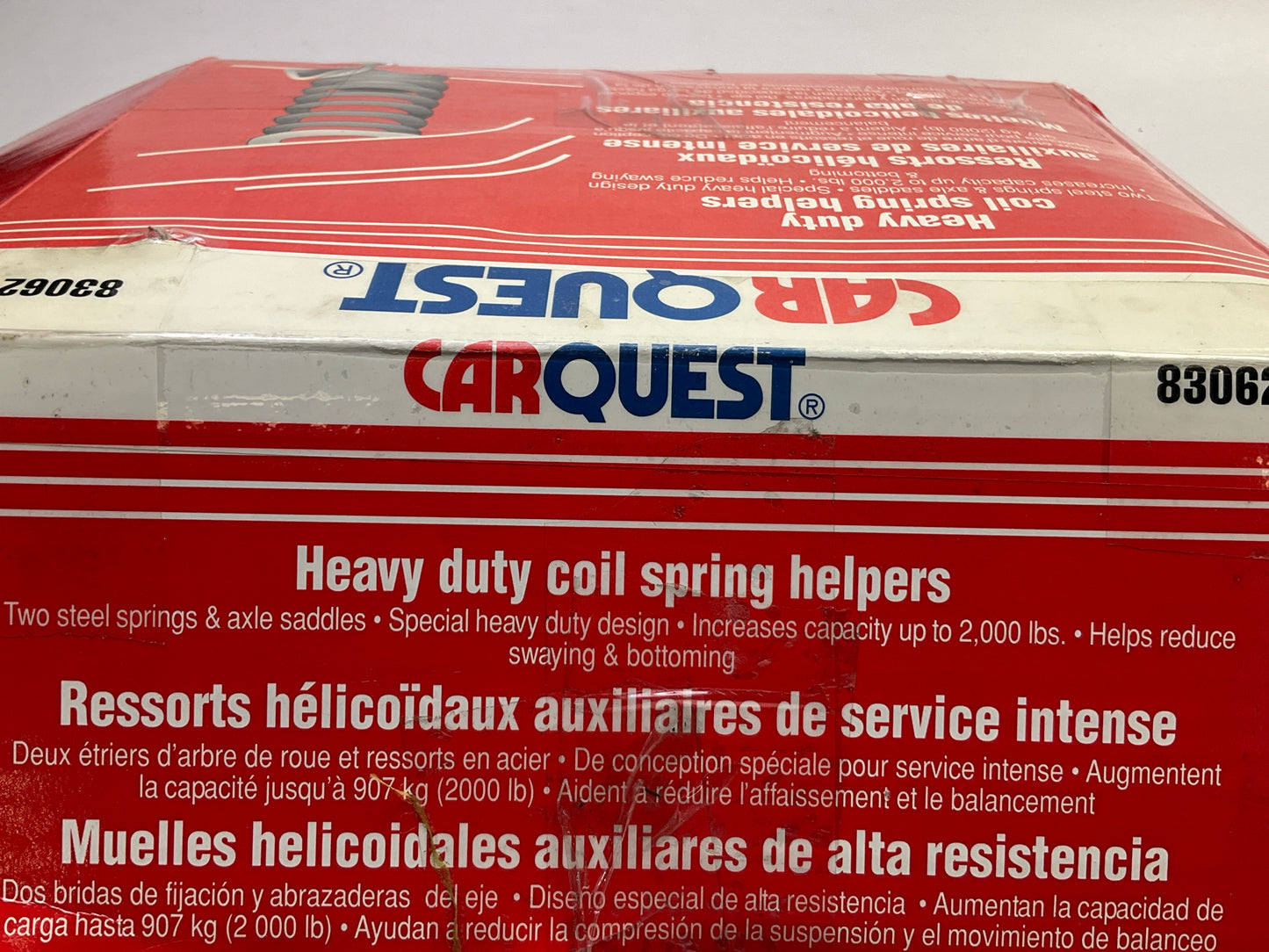 Superior UNIVERSAL Heavy Duty Helper Coil Springs - Load Lift Up To 2000lbs