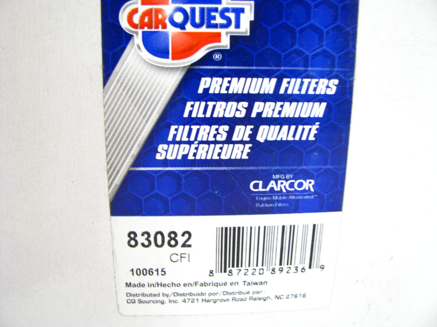 Carquest 83082 Cabin Air Filter Replaces PA10188 49082 C15951 CAF24016 AF26427
