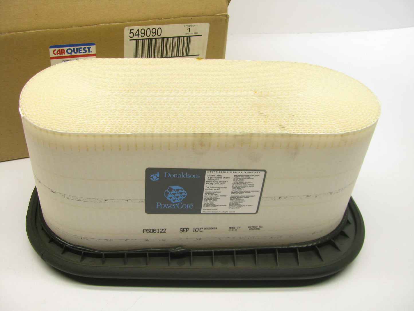 Carquest 83090 Air Filter Replaces 49090 FA-1757 LAF6122 549090 PAB9676 A25689