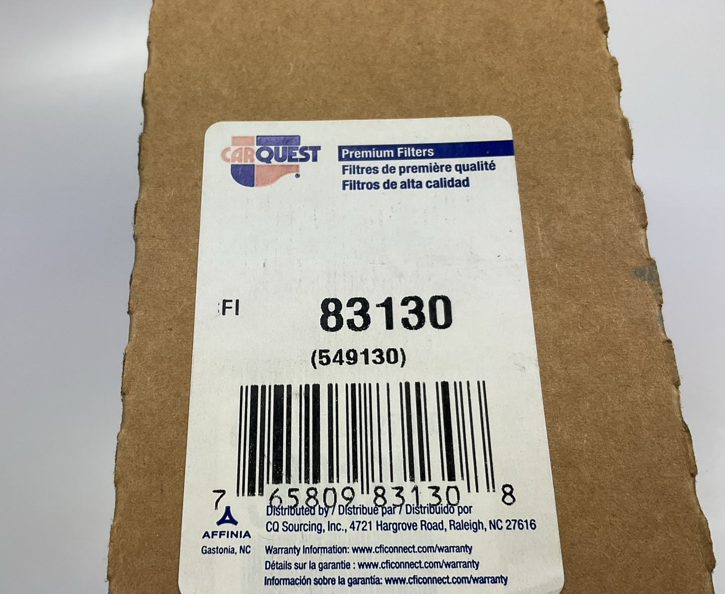 Carquest 83130 Air Filter - Replaces WIX 49130, JN6E445000; JN0E445000, PA30007