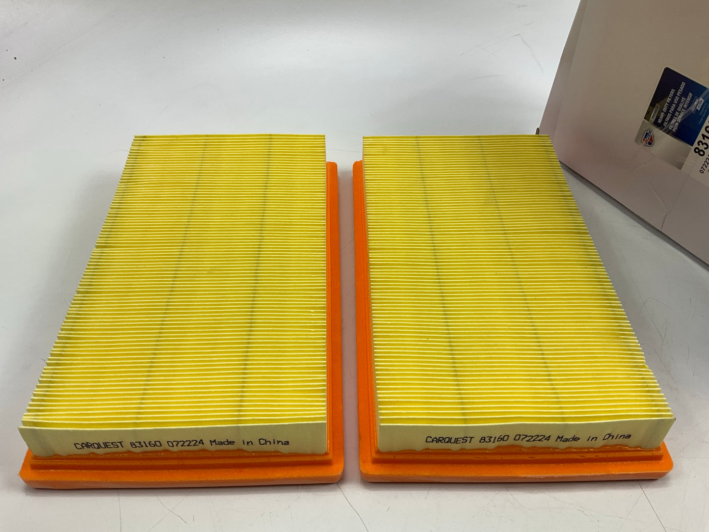 (2) Carquest 83160 Air Filter Replaces 49160 LAF8792 PA3953 AF26502 P622148