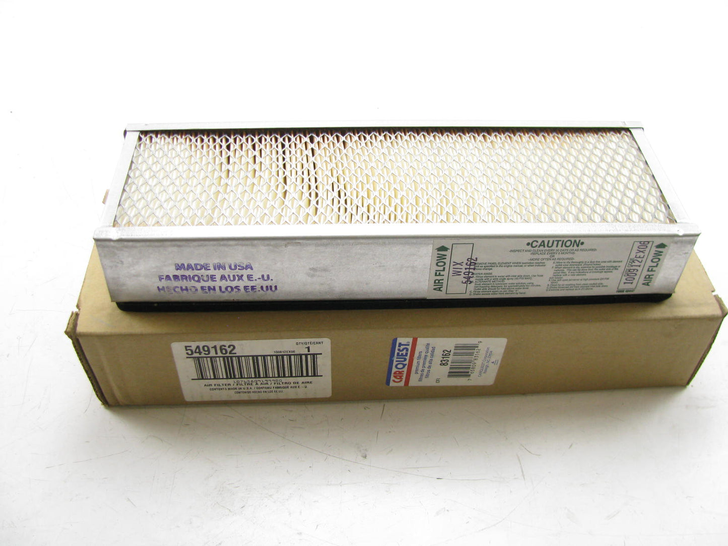 Carquest 83162 Cabin Air Filter Replaces 49162, 9162, AT141209, PA4567, AF25775
