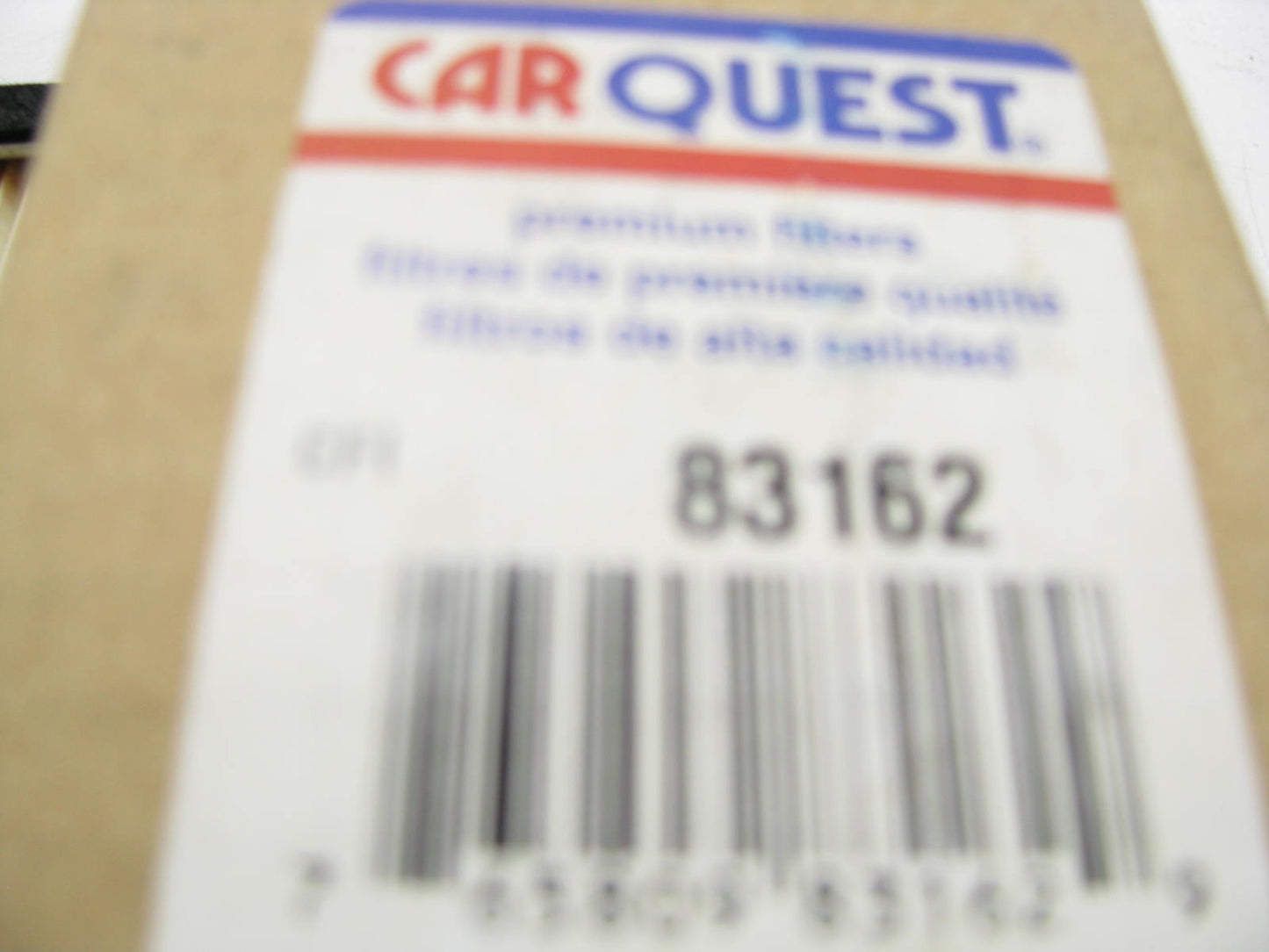 Carquest 83162 Cabin Air Filter Replaces 49162, 9162, AT141209, PA4567, AF25775