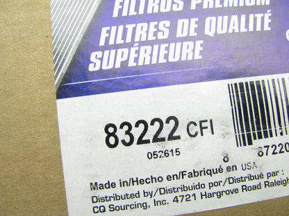 Carquest 83222 Air Filter For John Deere Combines, Replaces Wix 49222, AH222225