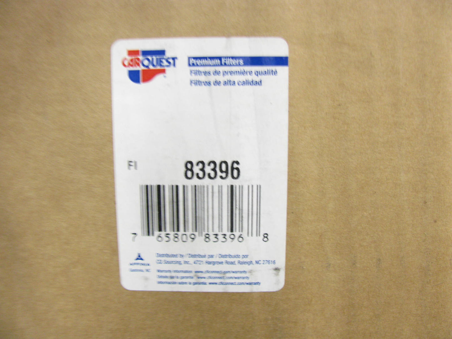 Carquest 83396 Air Filter For John Deere Loaders 824K 844J 844K
