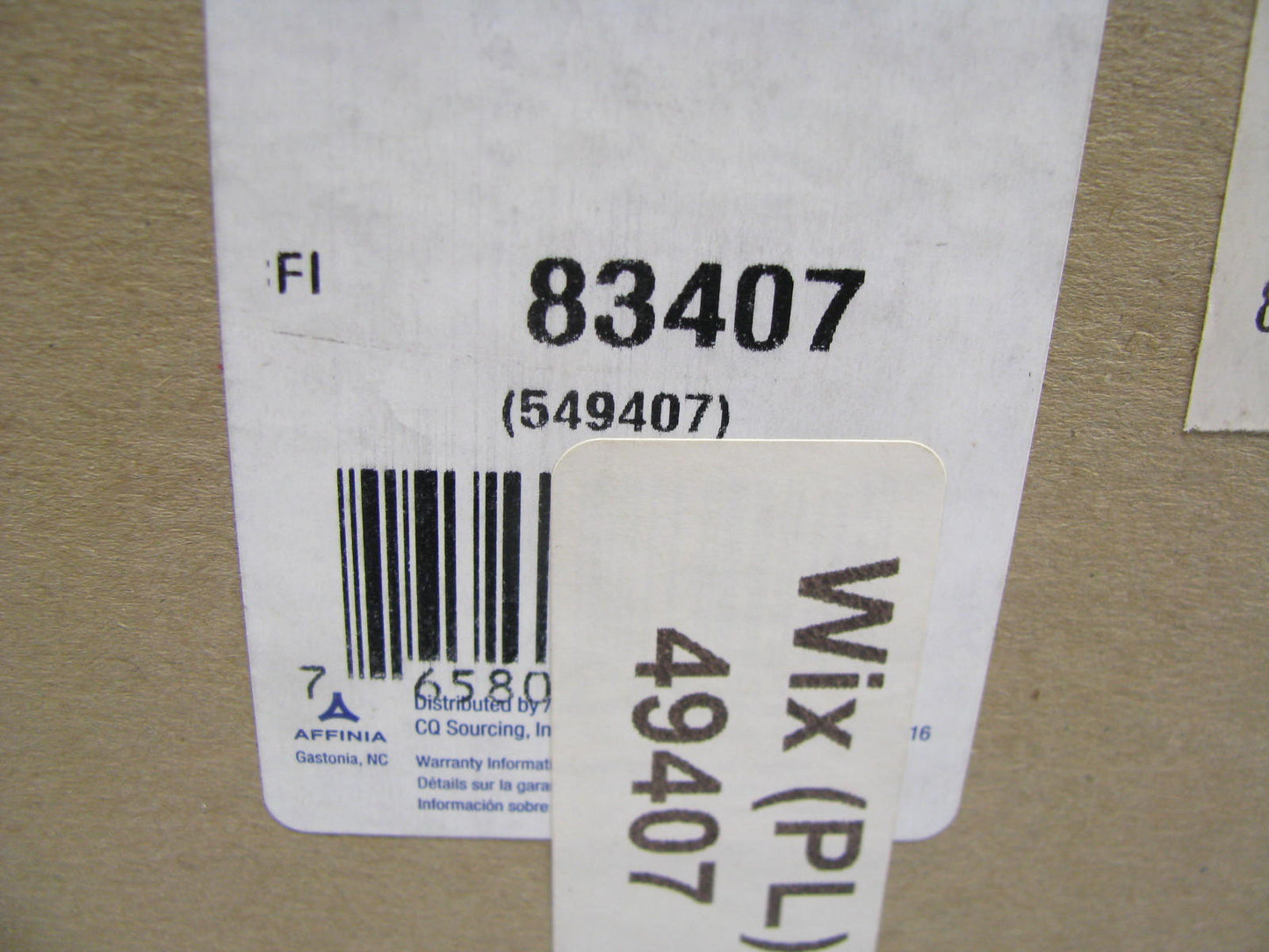 Carquest 83407 Air Filter For IH Sprayer, Spreader - 49407