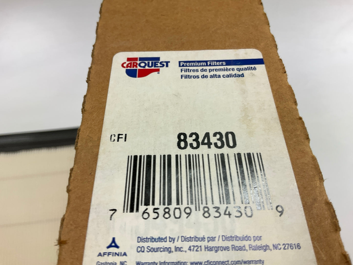 Carquest 83430 Engine Air Filter