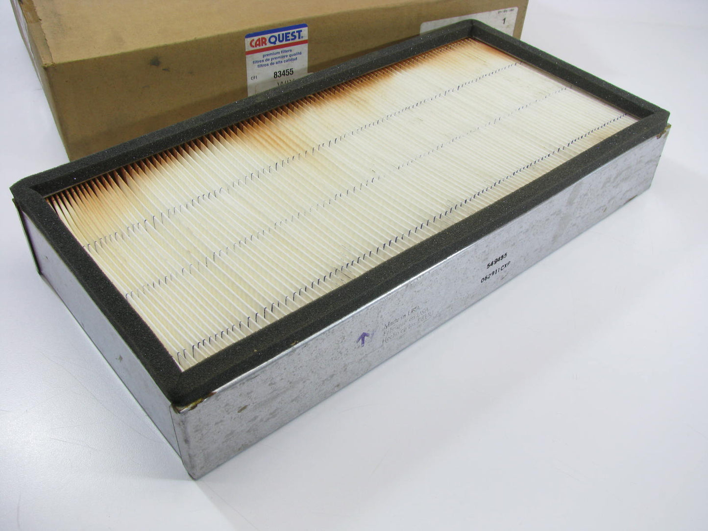 Carquest 83455 Cabin Air Filter For CAT Industrial Trucks - Wix 49455