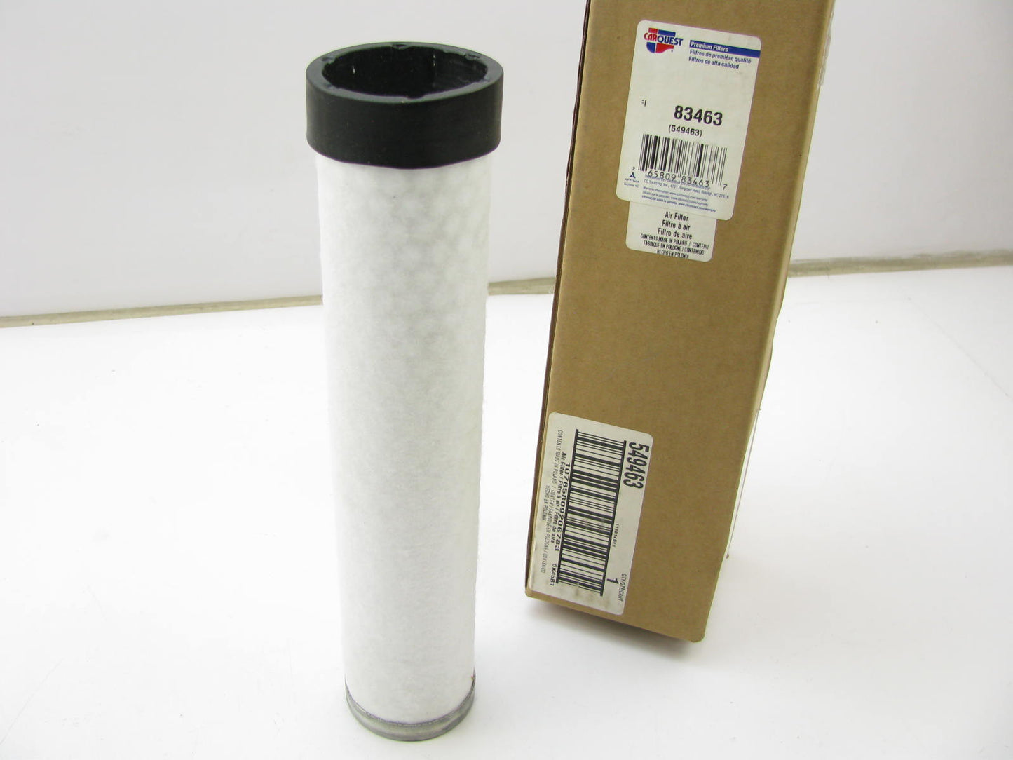 Carquest 83463 Inner Air Filter - 49463 LAF8750 - Use With 49462 Outer