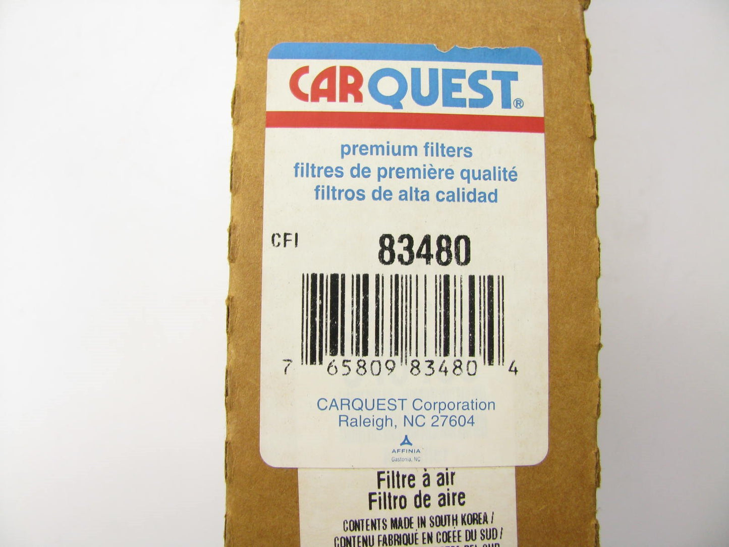 Carquest 83480 Air Filter Replaces: 042-1813 AF5187 AF1450 AF1511 49210 49480