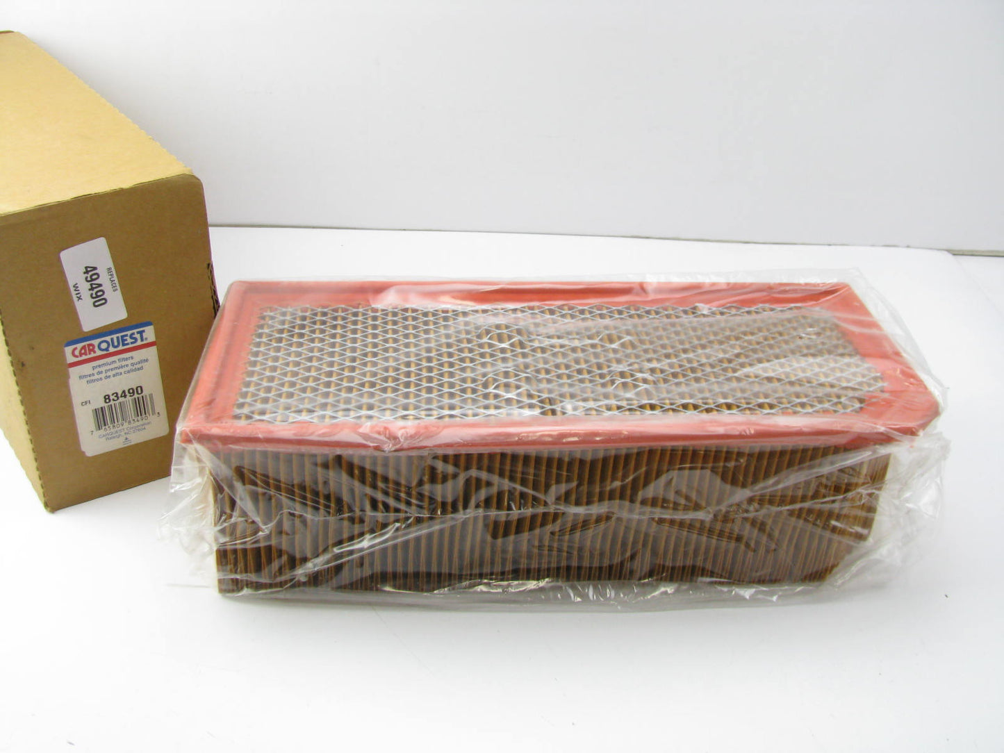 Carquest 83490 Air Filter Replaces 49490 LAF3780 9490 AF27823