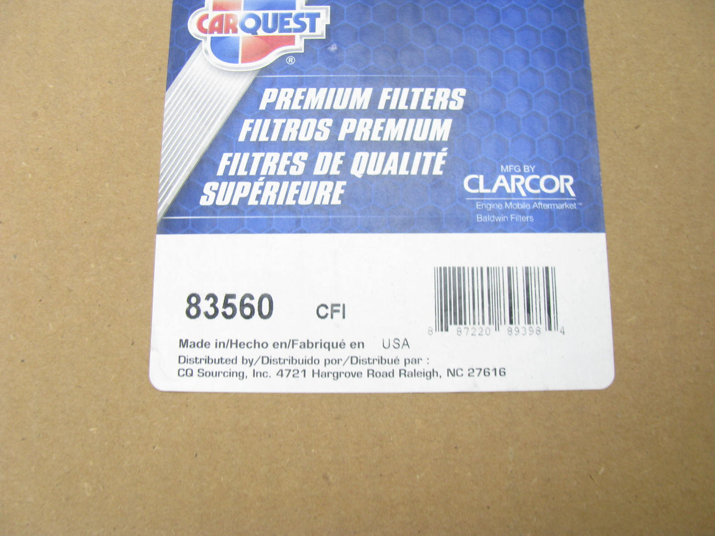 Carquest 83560 Air Filter For Donaldson PSD10 Series Air Cleaner - 49560