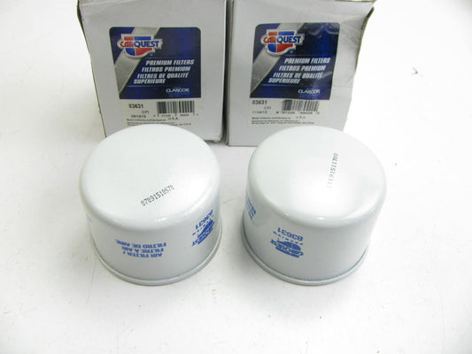 (2) Carquest 83631 Hydraulic Breather Element Filter For Clark Forklifts