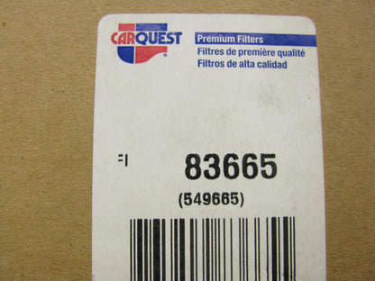 Carquest 83665 Primary Air Filter Replaces: 49665 9665