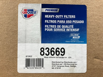 Carquest 83669 Air Filter - Replaces AT311067, 49669, AF26252, RS5510