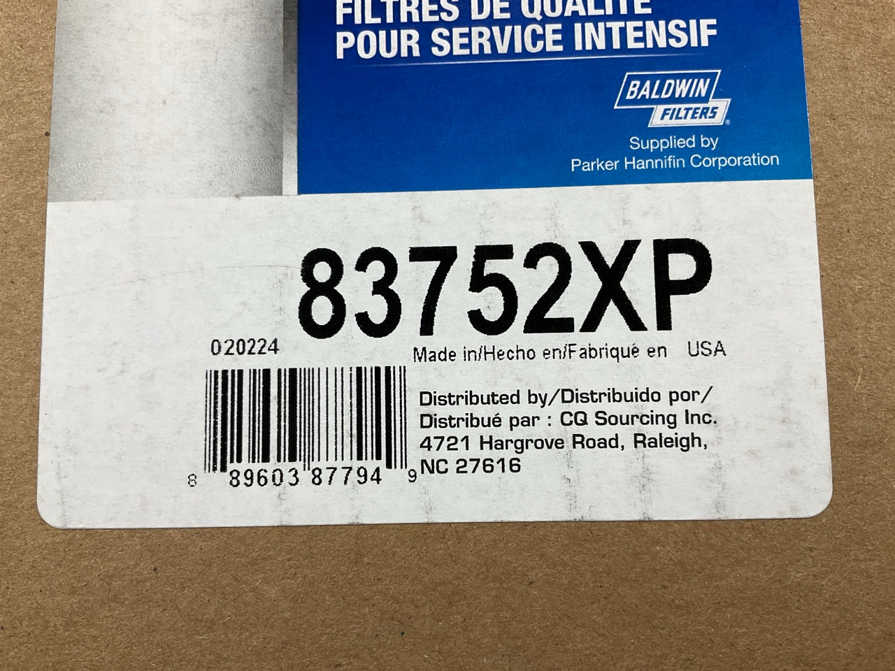 Carquest 83752XP Air Filter - Replaces 49752, RS5593XP, AF55731, 247752A1