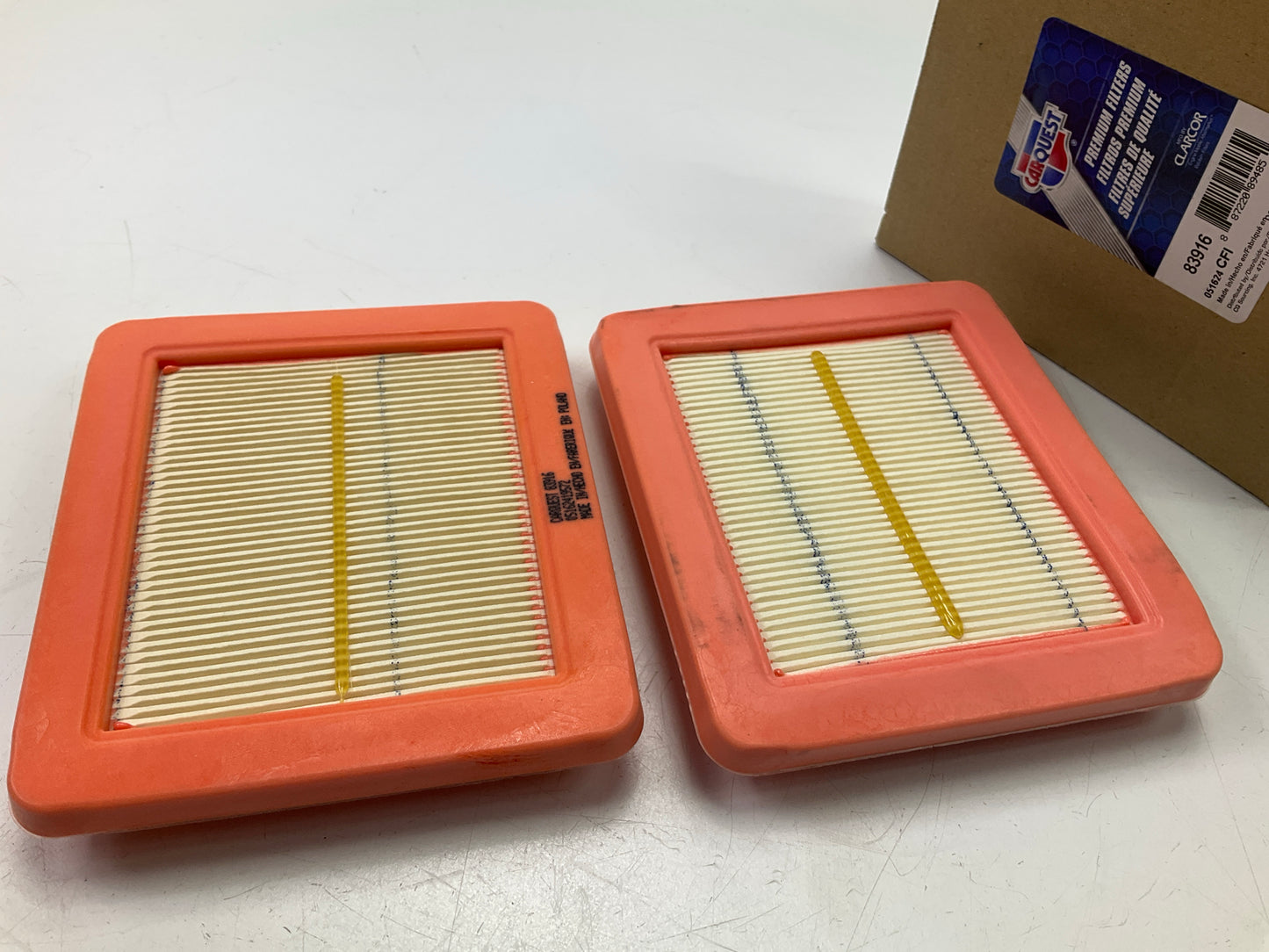 (2) Carquest 83916 Air Filter For Honda Power Equipment (Replaces 17211Z8B901)