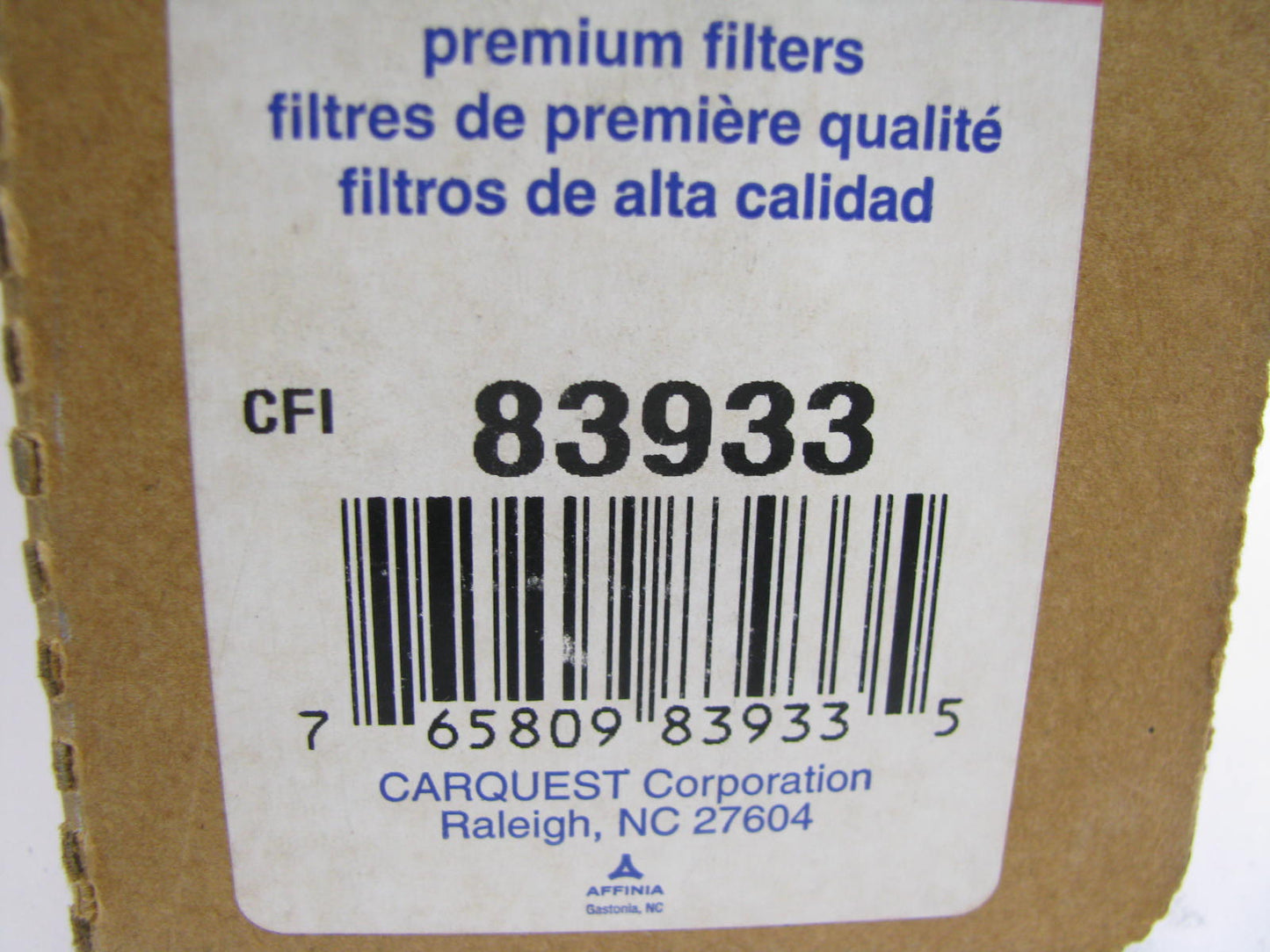 Carquest 83933 Engine Air Filter  For 2007-2012 Dodge Nitro, 2008-2013 Liberty
