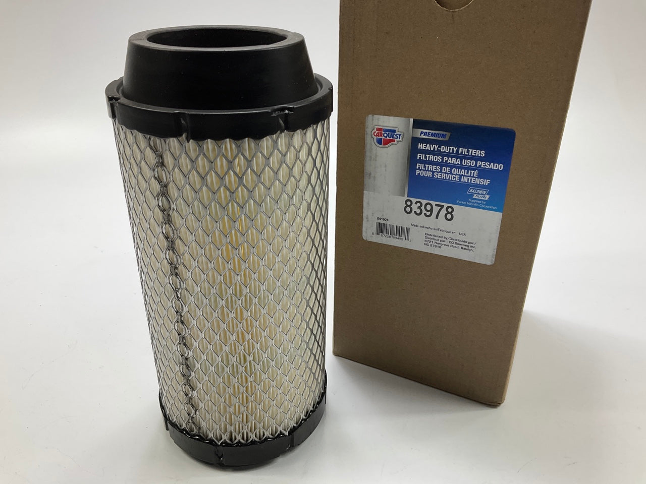 Carquest 83978 Air Filter Replaces: 49978, LAF5771, K318182240, K318182241