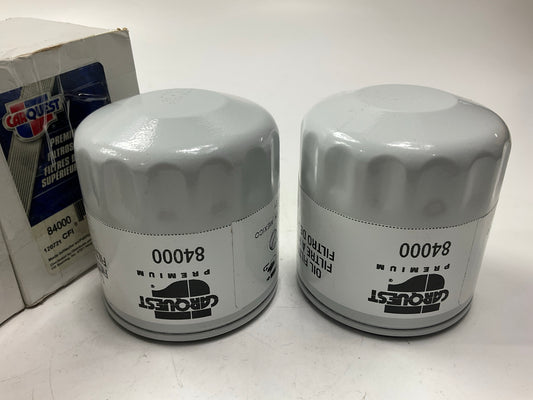 (2) Carquest 84000 Heavy Duty Oil Filter Replaces 57000, 5205002, 5205002S